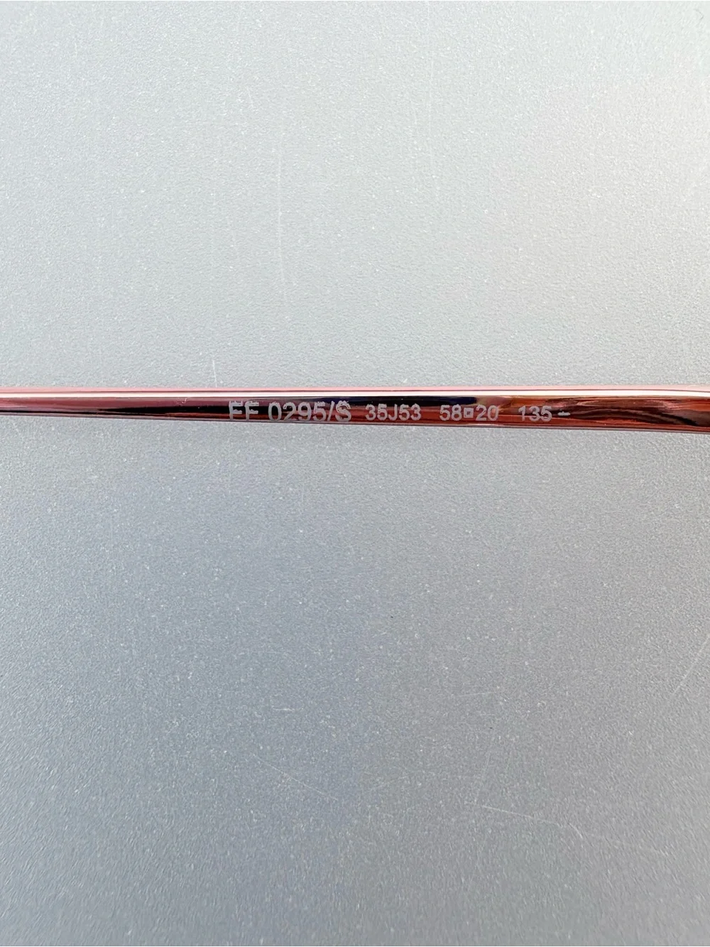 Fendi Pearl Rim Round Sunglasses FF0295/S 35J53 Rose Gold Pink Gradient - Picture 11 of 17